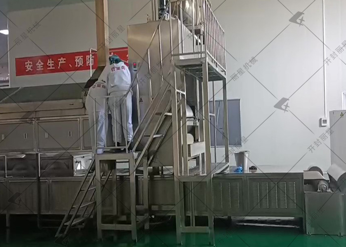 星空官方网页版
粉丝粉条生产线，内蒙古试机培训进行时