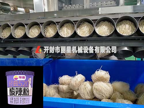 河南豫道引进粉条生产线,方便粉丝烘干设备